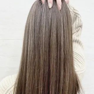 ロング カラー ヘアアレンジ アイブロウ モテ髪💛美髪矯正 ✨艶髪特化🫧山根のヘアスタイル