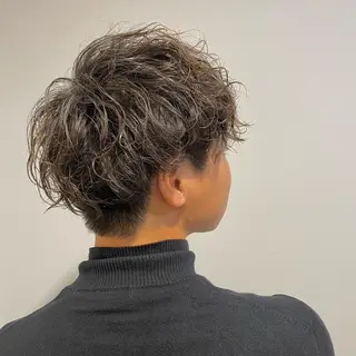 パーマ メンズ メンズパーマ 西條真治のヘアスタイル