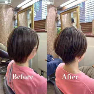 ショート カラー 🌱ケミカル美容師 未来を綺麗に🌱優吾のヘアスタイル