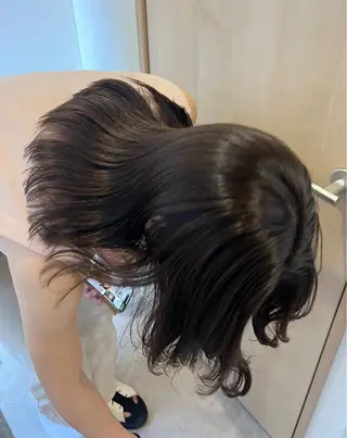 セミロング カラー トレンドと似合わせ/ マンツーマン/西上楓のヘアスタイル