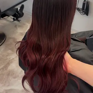 ロング カラー Ren. 🦋デザインカラーのヘアスタイル