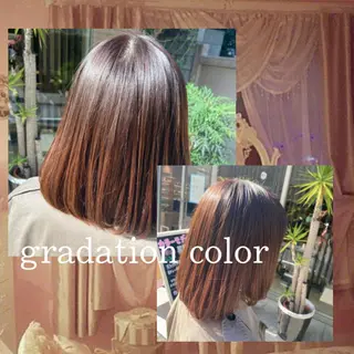 ミディアム カラー ヘアアレンジ eN°byyoureshair所属・🎀トップスタイリ スト湯川響🎀のヘアスタイル