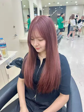 ロング カラー ヘアアレンジ 🎀 yuuka🎀のヘアスタイル