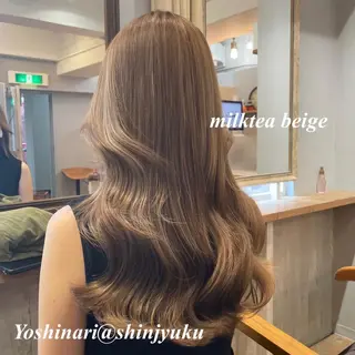 ロング カラー パーマ ヘアアレンジ メンズ ワット 原宿のヘアスタイル