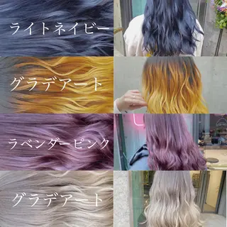 ロング カラー メンズ JuNブリーチに 縮毛矯正するプロのヘアスタイル