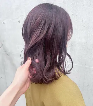 ミディアム カラー Belle 銀座5丁目店所属・Maki /Jr.スタイリストのヘアスタイル