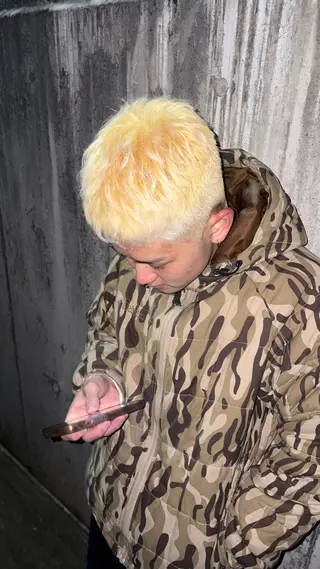 カラー メンズ Lelie by artina所属・💚 AKI 💚のヘアスタイル