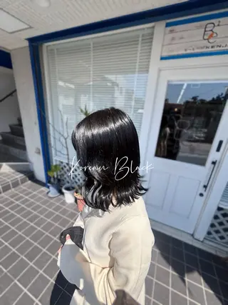 ミディアム 井上 昴のヘアスタイル