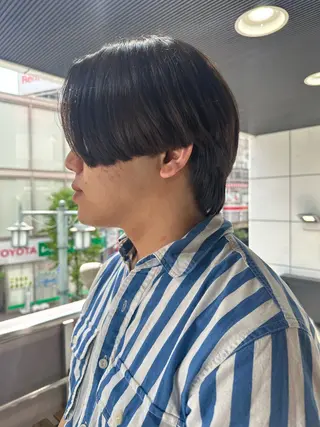 ショート メンズ Rei/ 縮毛矯正/ ハイライトカラー募集のヘアスタイル
