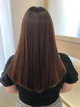 セミロング カラー 天野 涼のヘアスタイル