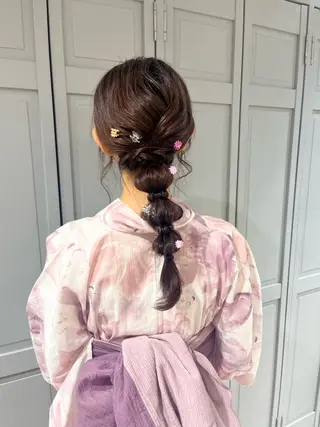 セミロング ヘアアレンジ 🧸 山下 礼華 🧸のヘアスタイル