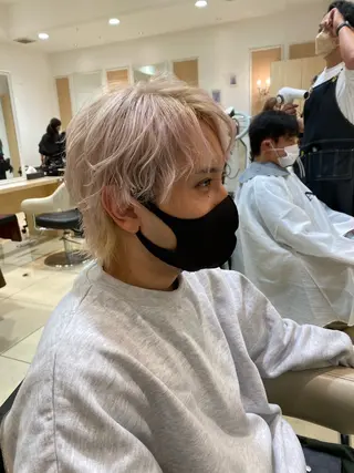 ショート カラー メンズ メンズ特化型美容師 栗山勇人のヘアスタイル