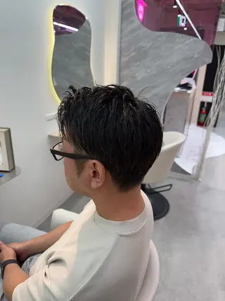 ミディアム 池袋メンズ指名率 No.1飯塚✂️のヘアスタイル