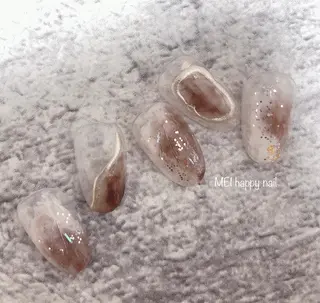 ネイル 北浦和 自爪育成ケアのネイルデザイン