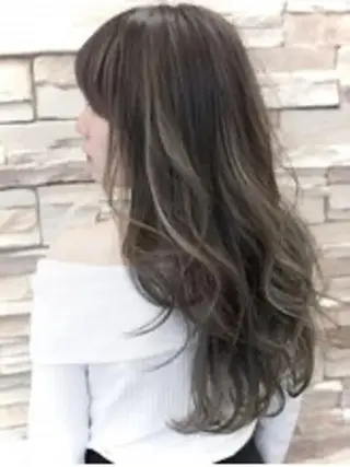 ロング カラー neaf六本木所属・韓国風レイヤー ショート/犬塚 優介のヘアスタイル