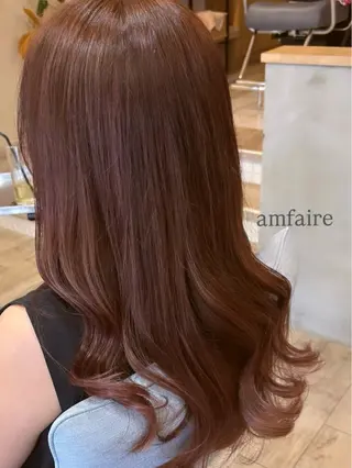 ロング カラー shimizu .のヘアスタイル