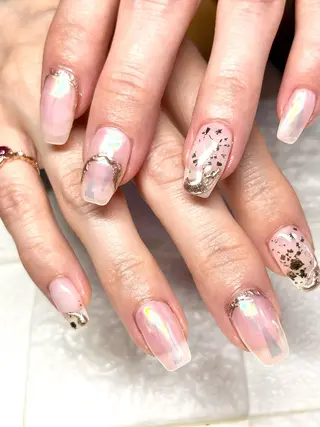 ミディアム ネイル まり りぃ〜んのネイルデザイン