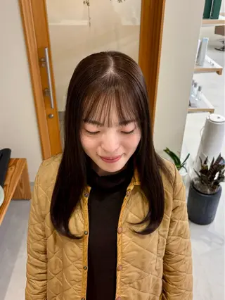 セミロング 北森 愛唯のヘアスタイル
