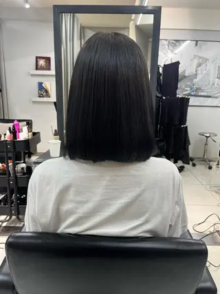 カラー 顔まわり/ボブウルフ 🤍愛唯(めい)のヘアスタイル