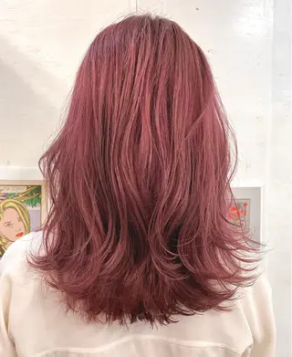 カラー ダメージレスブリーチ /艶髪/横須賀智也のヘアスタイル