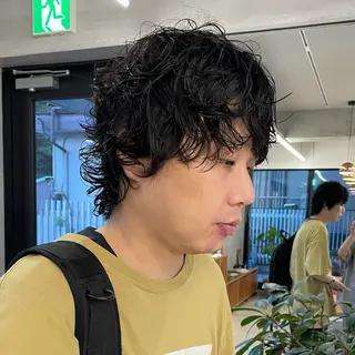 パーマ メンズ 【メンズ特化】 イマダナツミのヘアスタイル