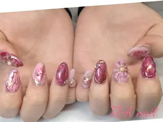 ミディアム ネイル T&A nailのネイルデザイン