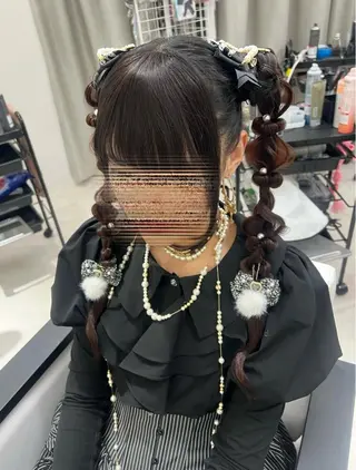 ロング ヘアアレンジ BELLEGROW原宿所属・ベルグロー 原宿👸のヘアスタイル