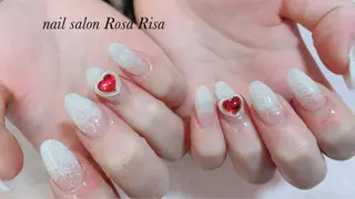 セミロング キッズ アイブロウ ネイルスタジオ シェイクユアハンズのネイルデザイン