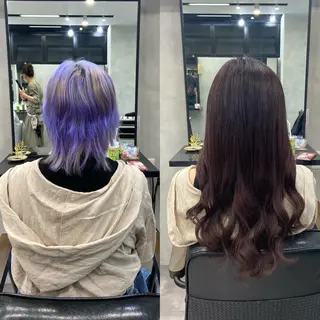 ロング カラー ヘアアレンジ ar+ ❤︎ maiのヘアスタイル
