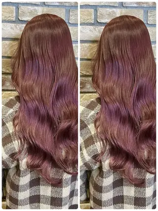 ロング 🌟透明感カラー 🌟松岡勇輝のヘアスタイル