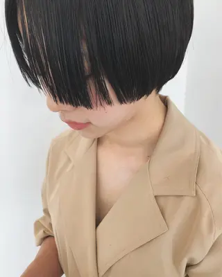 ショート カラー パーマ ヘアアレンジ メンズ キッズ ネイル マツエク・マツパ ショート/ボブ /パーマ🌿柏原良亮のヘアスタイル