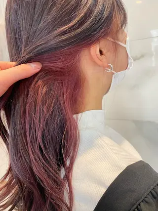 ロング カラー グレージュ/レイヤー /韓国ヘア/RISAのヘアスタイル