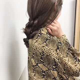 ロング カラー HARUNA🤍 大人ショートヘアのヘアスタイル