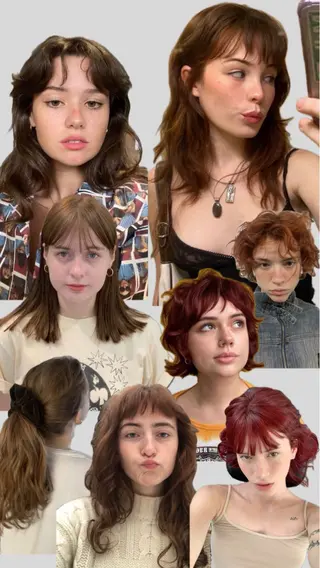 ミディアム カラー RINKA 岡崎美容室のヘアスタイル