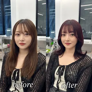 ミディアム カラー パーマ ヘアアレンジ メンズ 韓国ヘア×2way 🇰🇷和知拓郎のヘアスタイル