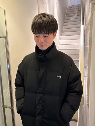 ショート メンズ メンズパーマ/ブリー チ/motokiのヘアスタイル