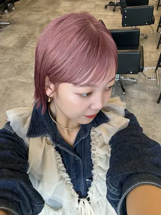 ショート 艶髪／レイヤー／ 透明感🎀／MARIのヘアスタイル