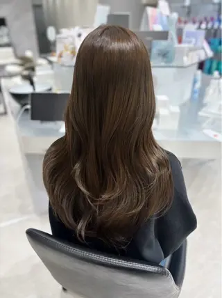 ロング ハイトーン/カラー /ウルフ/RENAのヘアスタイル