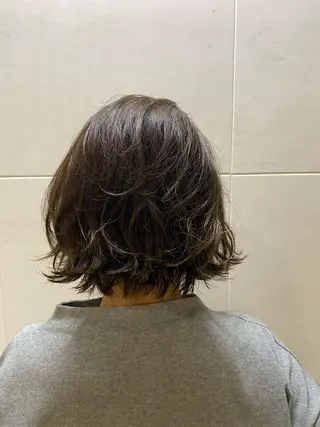 ミディアム カラー 髪質改善ULTOWA ✨松井　美幸のヘアスタイル