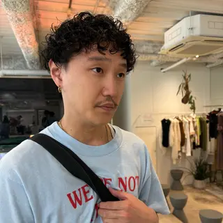 パーマ メンズ ANY/メンズ特化/ シバヤ ユウキのヘアスタイル
