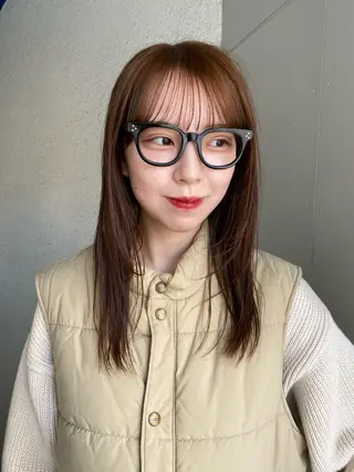 ミディアム カラー yiye 青山所属・無料カットモデル募集 🌱ひょうがのヘアスタイル