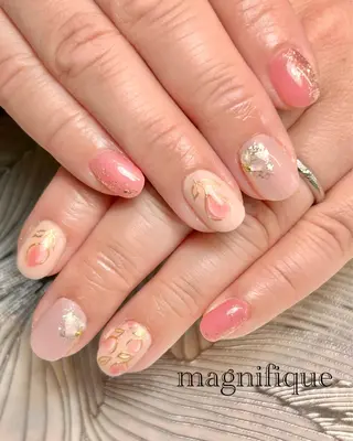 ネイル プライベートサロン マニフィークのネイルデザイン