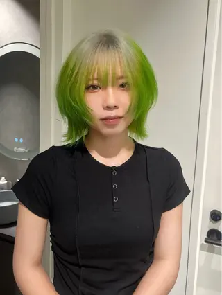 ミディアム カラー 似合わせ SHOYAのヘアスタイル