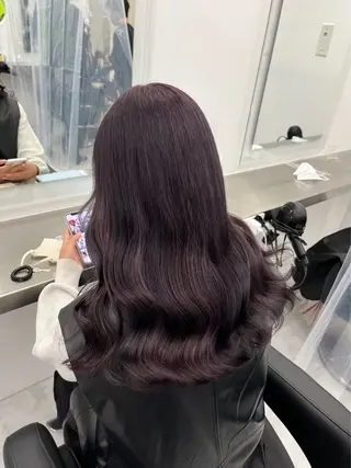 ロング カラー 表参道/透明感カラー /暗髪/ジュキヤのヘアスタイル