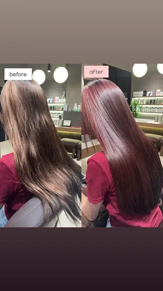 ロング カラー 🎀 おばま みゆう 🌼のヘアスタイル