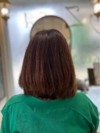 ミディアム 髪質改善ストレート Chiaki 🦋のヘアスタイル