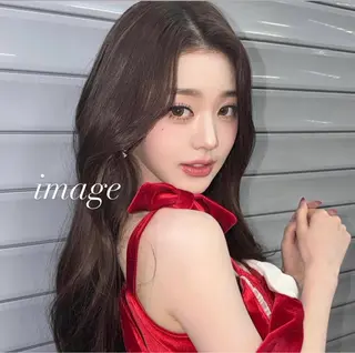 ロング カラー 韓国×ワンホン 艶カラー/ハヅキ🎀のヘアスタイル