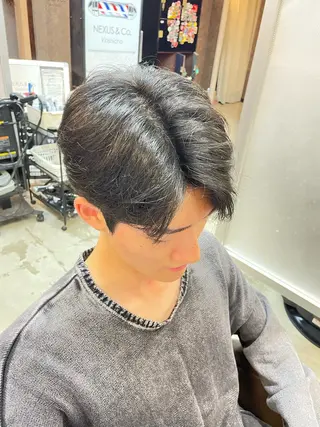 ショート パーマ メンズ メンズパーマ特化 カバヤマ　リョウのヘアスタイル