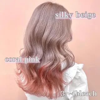 ロング カラー ヘアアレンジ SNSで大バズり‼️ 欧米風ヘア大ヒット中のヘアスタイル