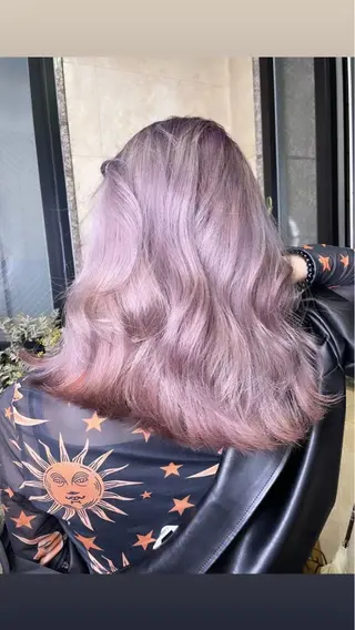 ミディアム カラー 🌷横浜/レイヤー /艶カラー🌷のヘアスタイル